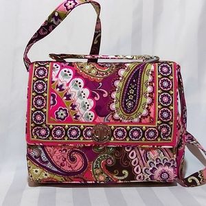 16. VERA BRADLEY TWISTLOCK CROSSBODY BAG!